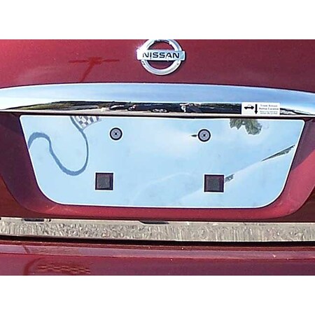Qaa Stainless License Plate Bezel 1Pc Fits 2009-2014 Nissan Maxima LP29540